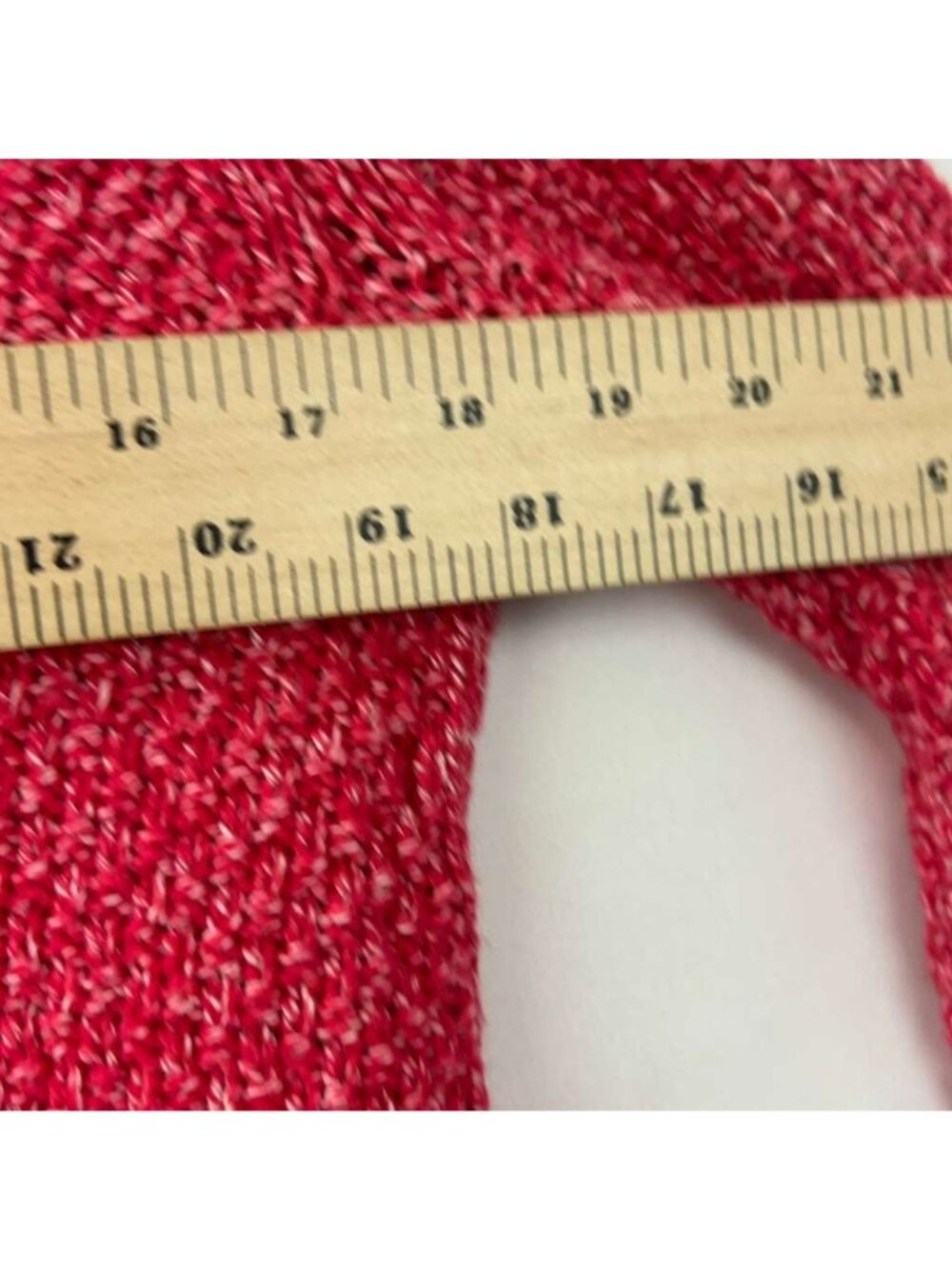 Talbots Womens Petites Sweater Hot Pink Side Zip Chunky Knit Pullover NWT - Picture 5 of 16